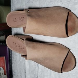 8B women's Harlowe Mules/heels RLL